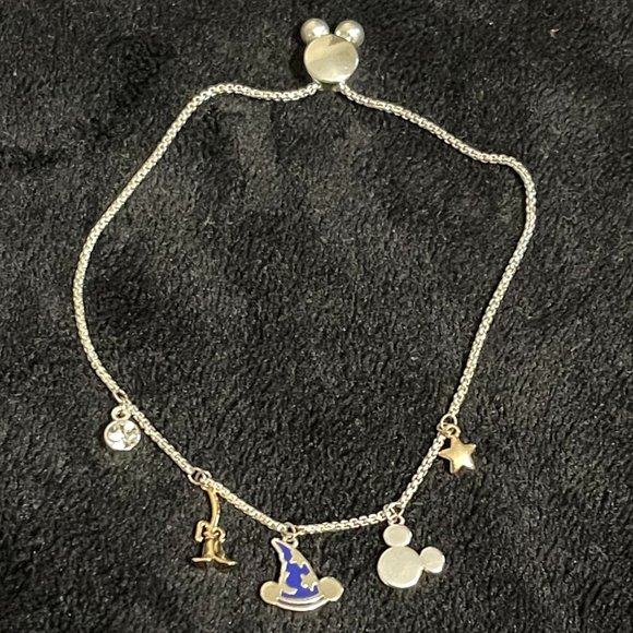 Disney Jewelry Set- True Original 90th Necklace & Fantasia Charm Bracelet - Picture 7 of 8